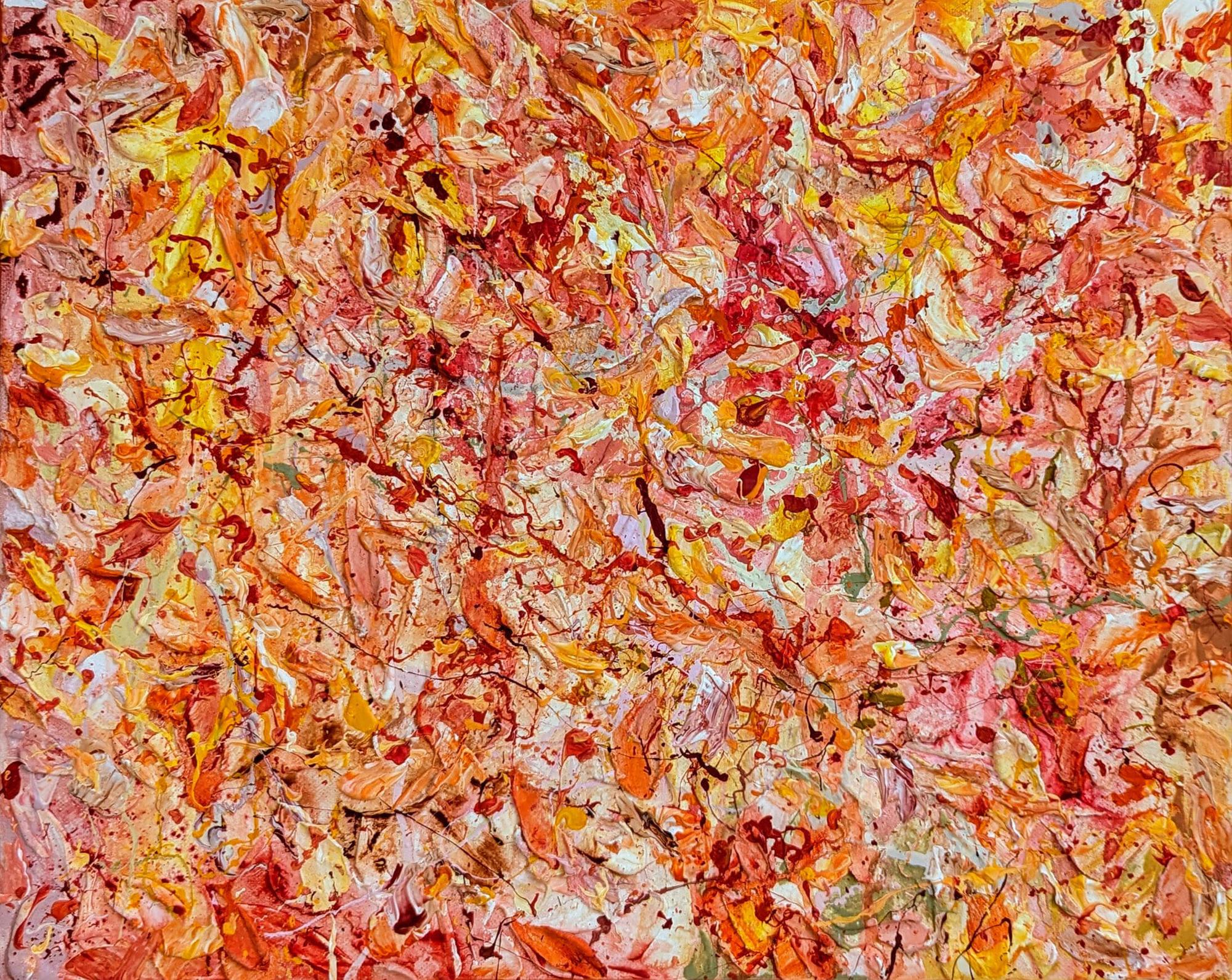 Картина "Оранжевая"