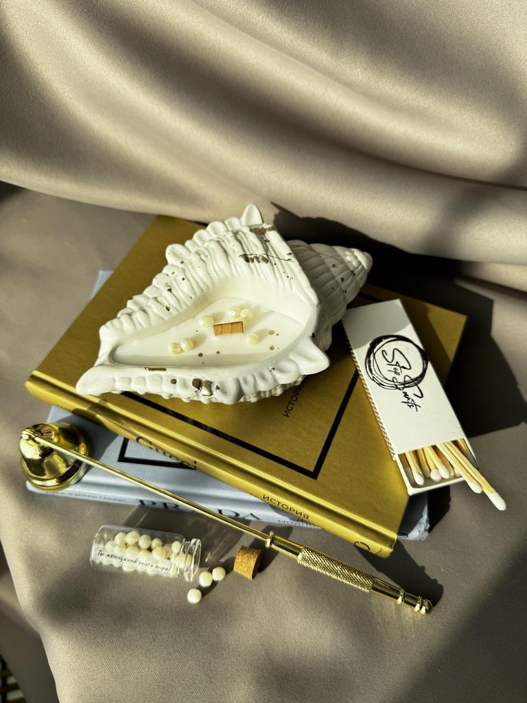 Свеча-ракушка