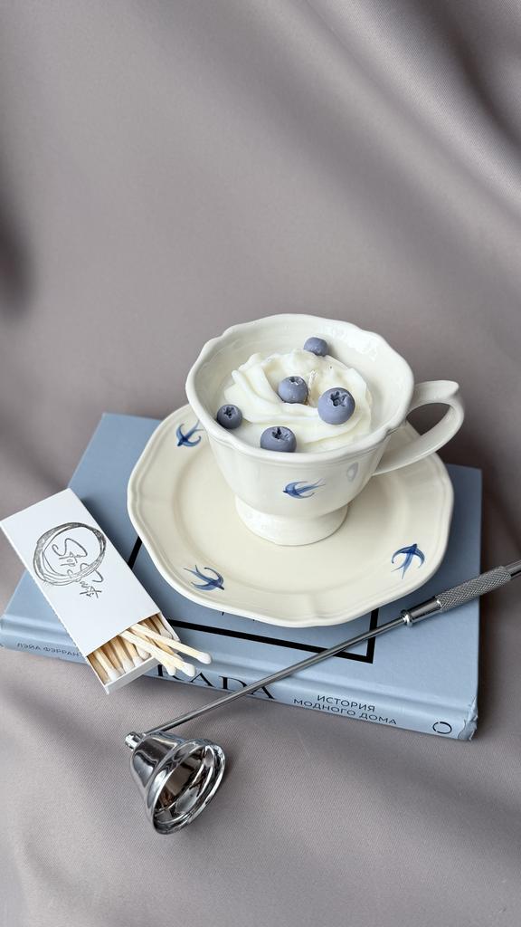 Свеча в чайной паре «Ласточка»