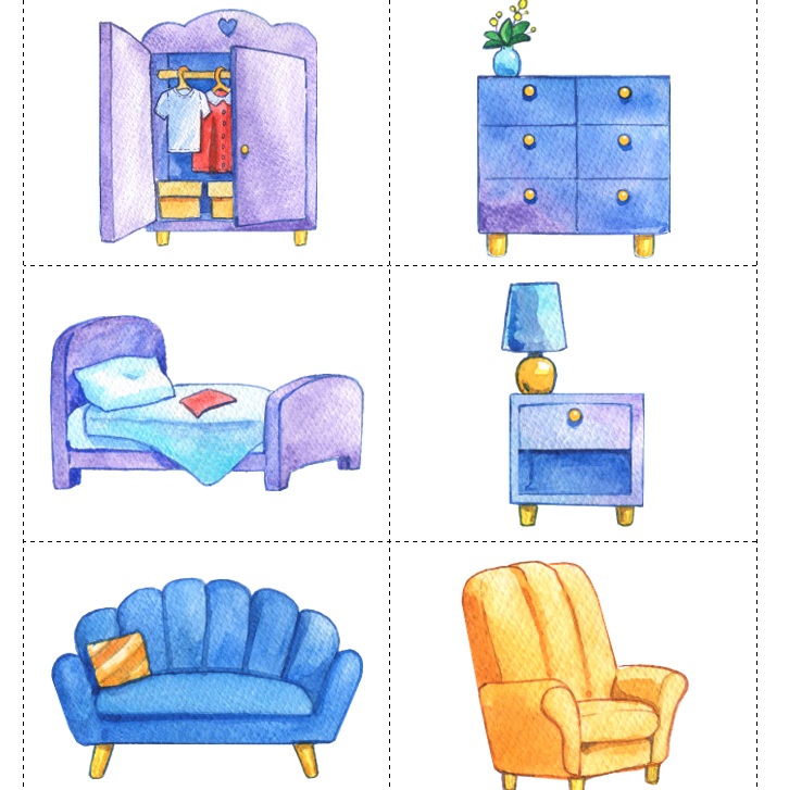 Мебель (существительные)