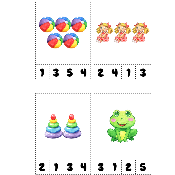 Счет в пределах 5