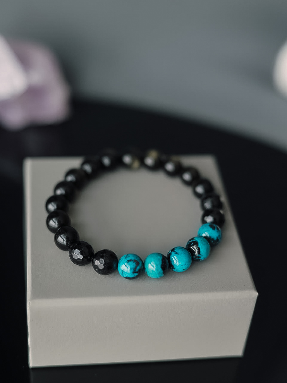 Тишина Вечности |  Хризоколла. Обсидиан