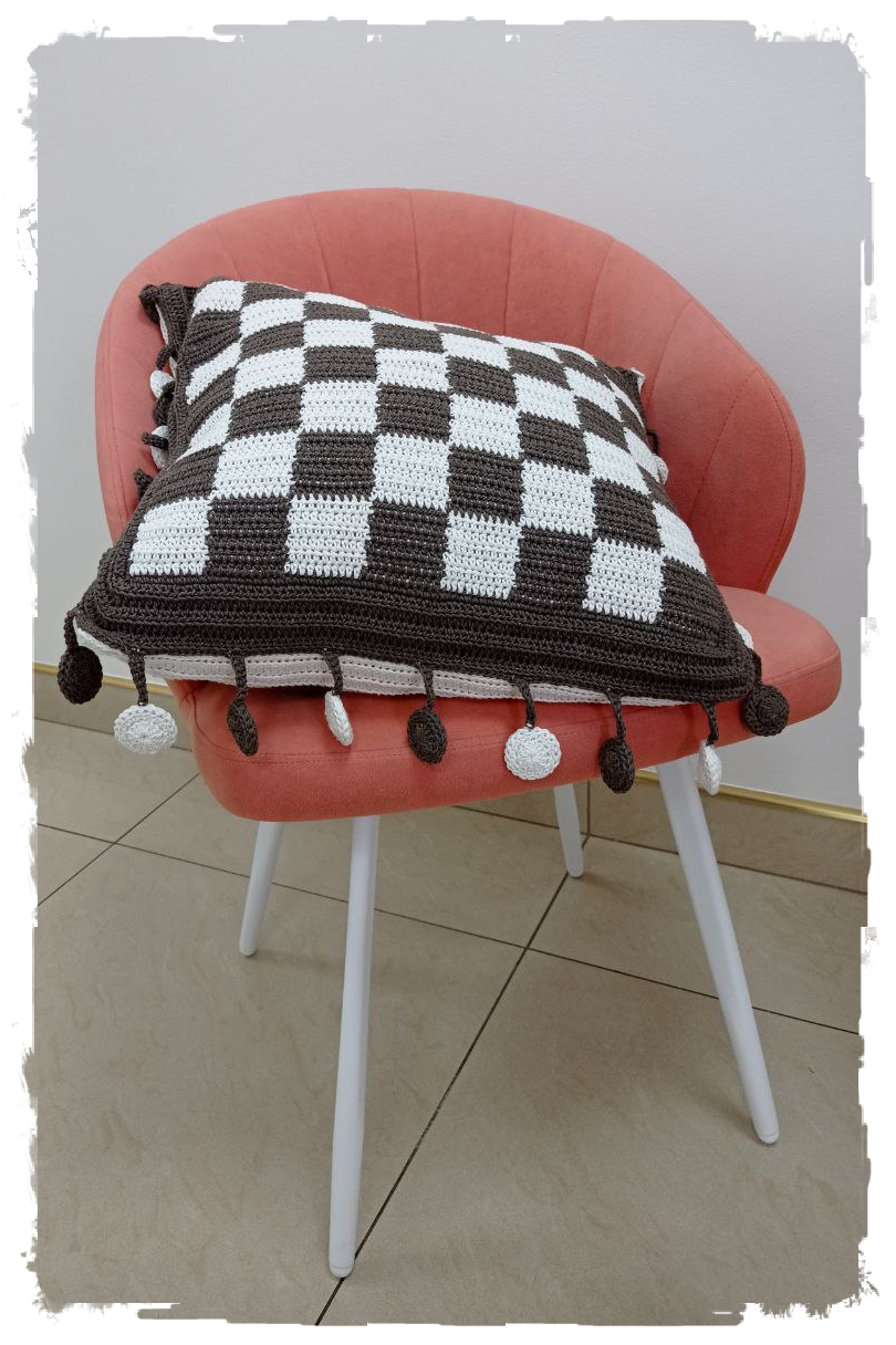 МК Подушка Шашки