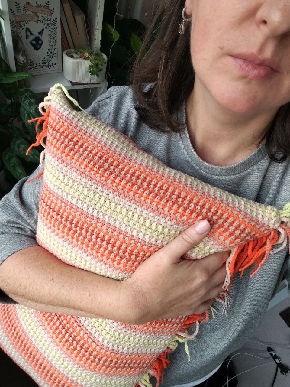 МК Подушка Мозайка