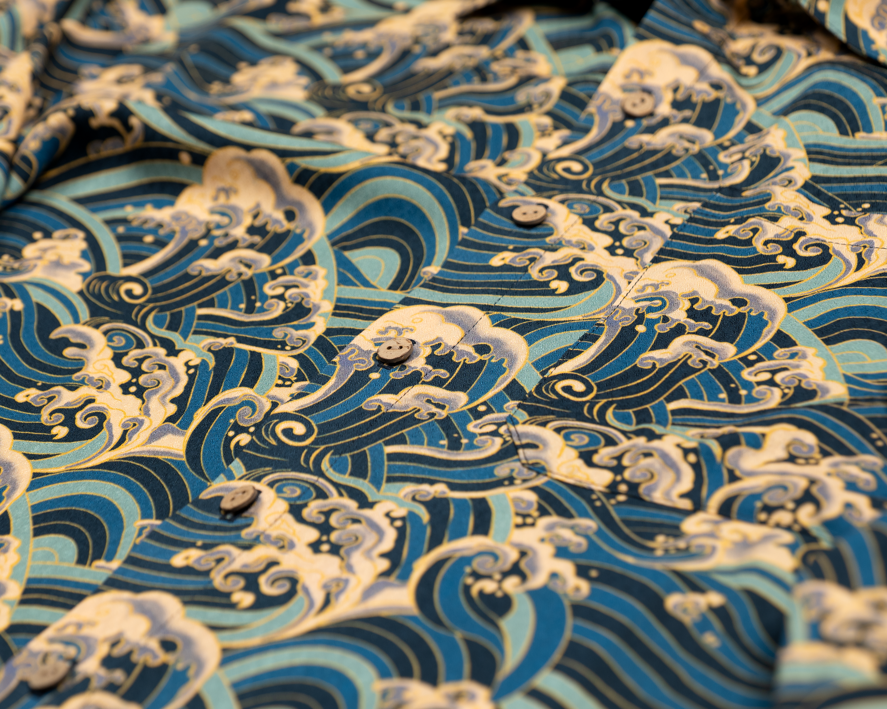 ВИСКОЗНАЯ РУБАШКА ВОЛНЫ