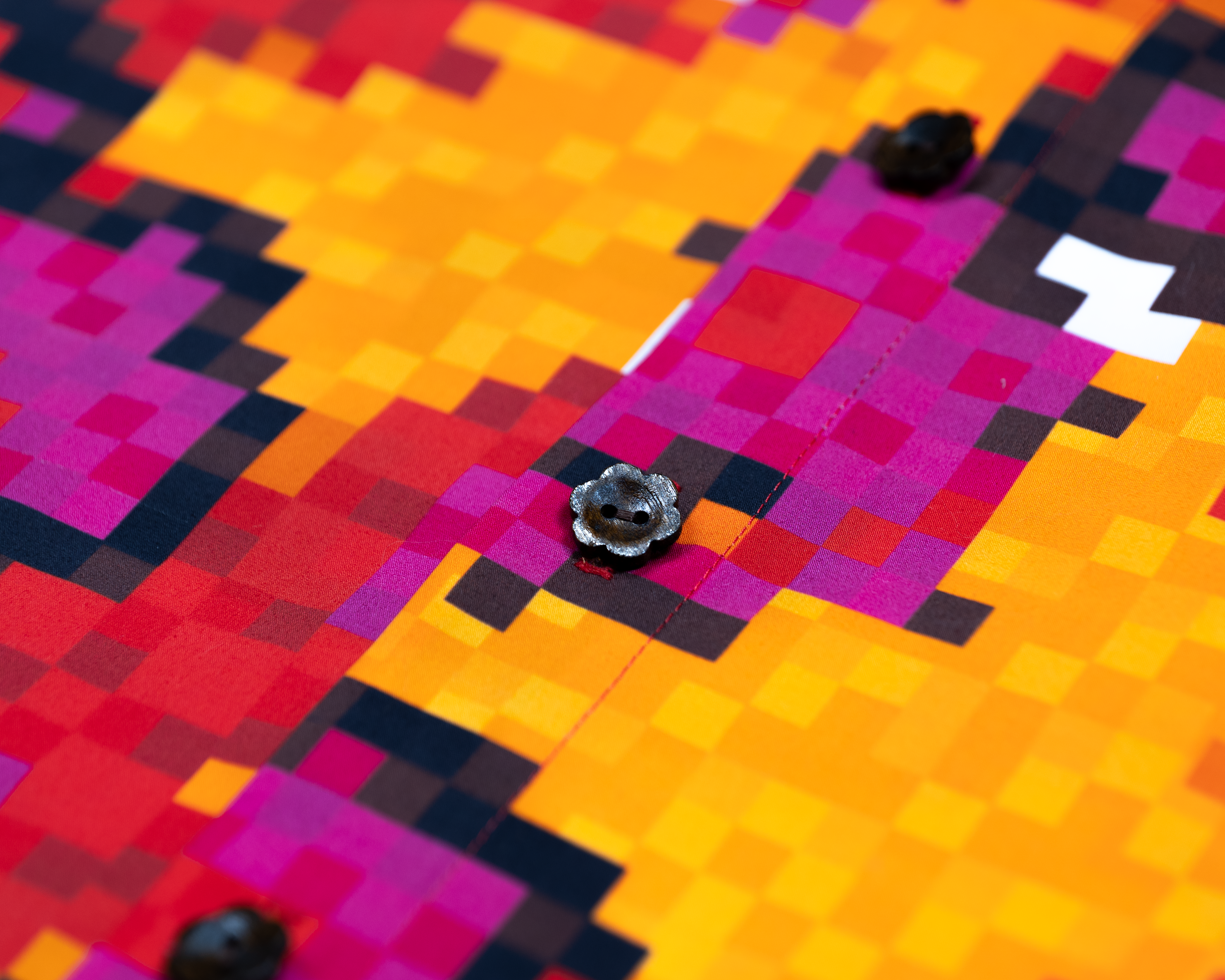 ХЛОПКОВАЯ РУБАШКА ПИКСЕЛИ