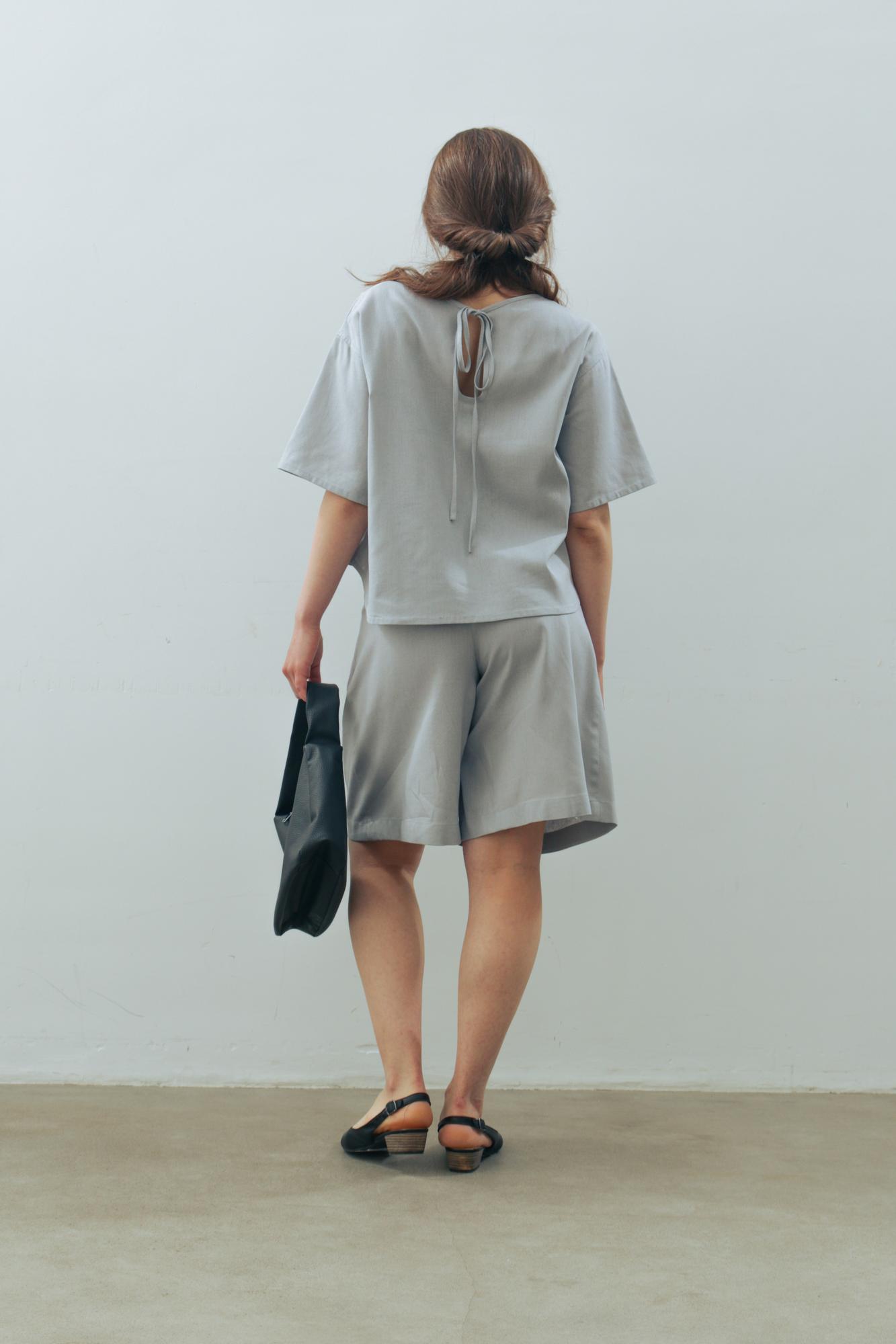 Комплект ШОРТЫ + БЛУЗКА лен/вискоза