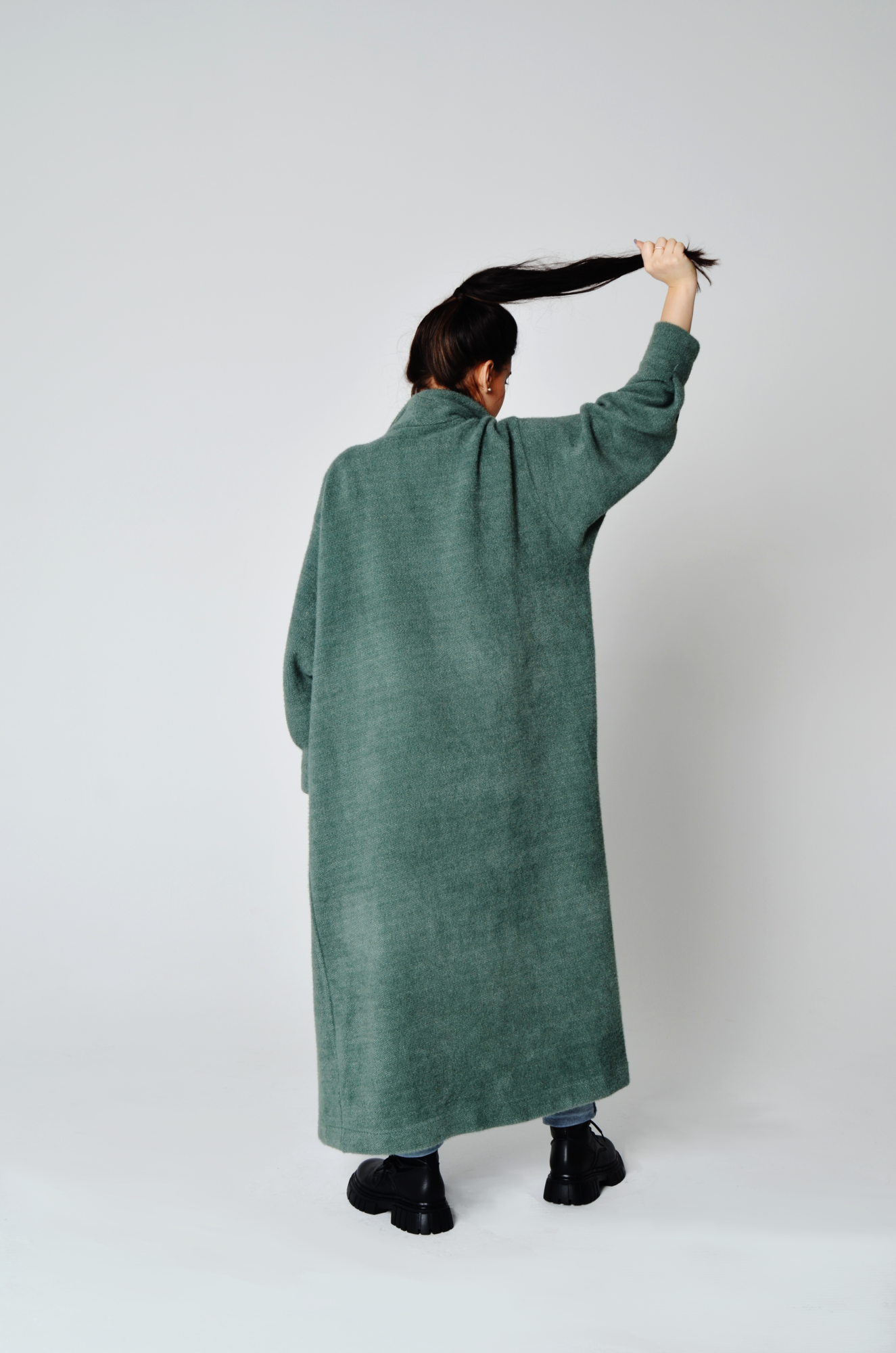 Кардиган с запахом "Тайга"