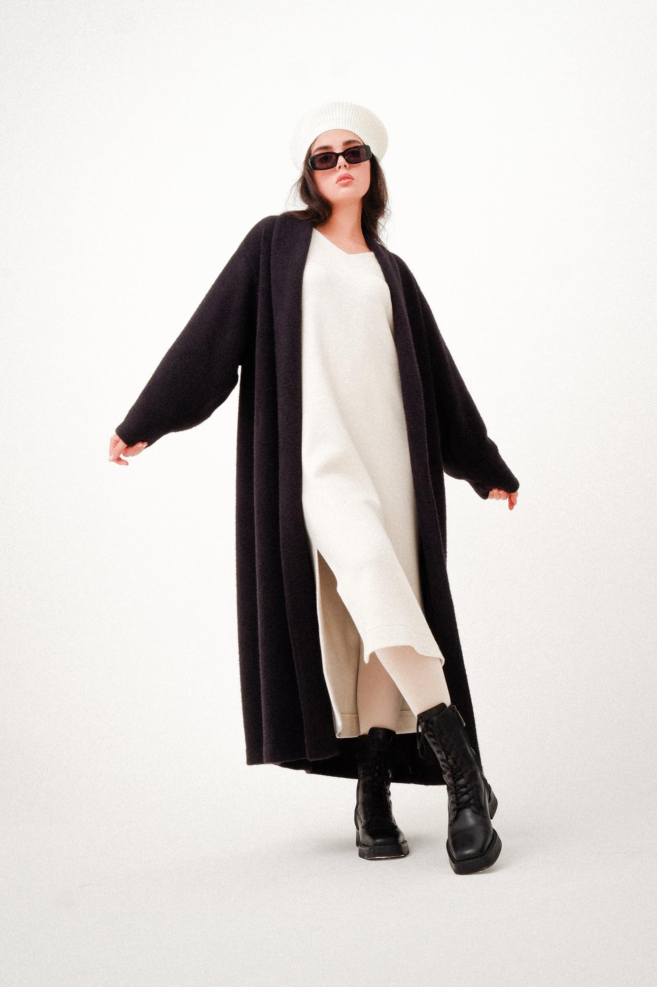 Кардиган с запахом "Сумеречное Небо" трикотажный