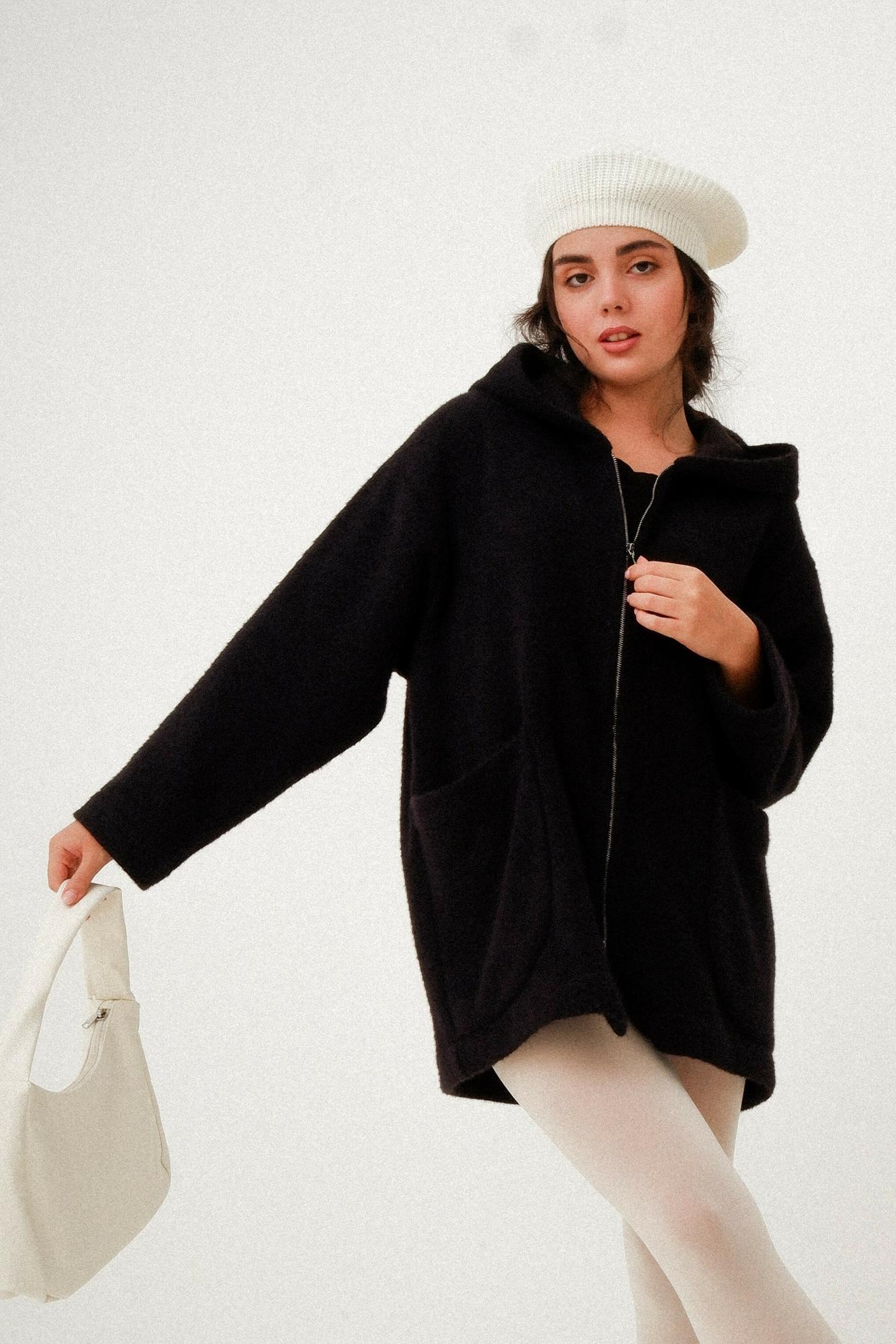 Кардиган на молнии "Сумеречное Небо" трикотажный