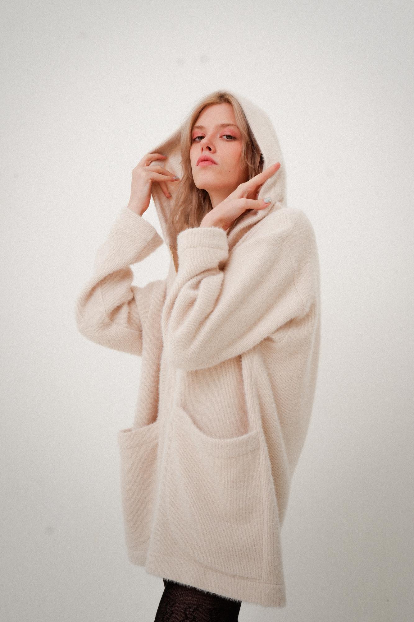 Кардиган на молнии "Млечный Путь" трикотажный