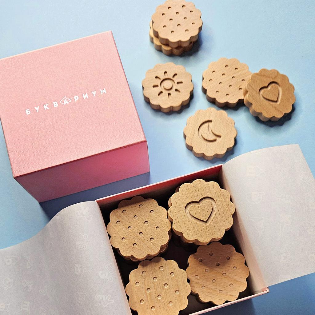 Игра МЕМО-ПЕЧЕНЬКИ в розовой коробке