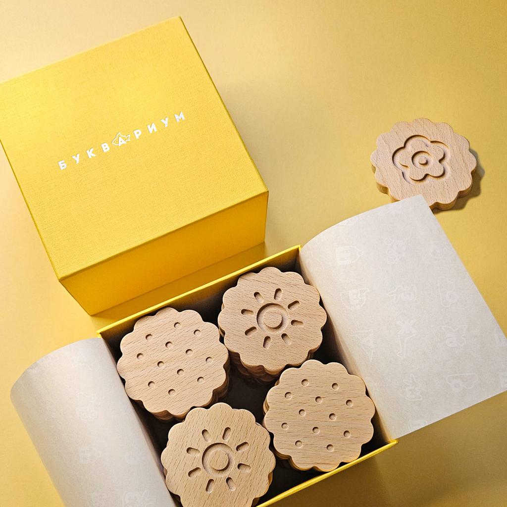 Игра МЕМО-ПЕЧЕНЬКИ в жёлтой коробке