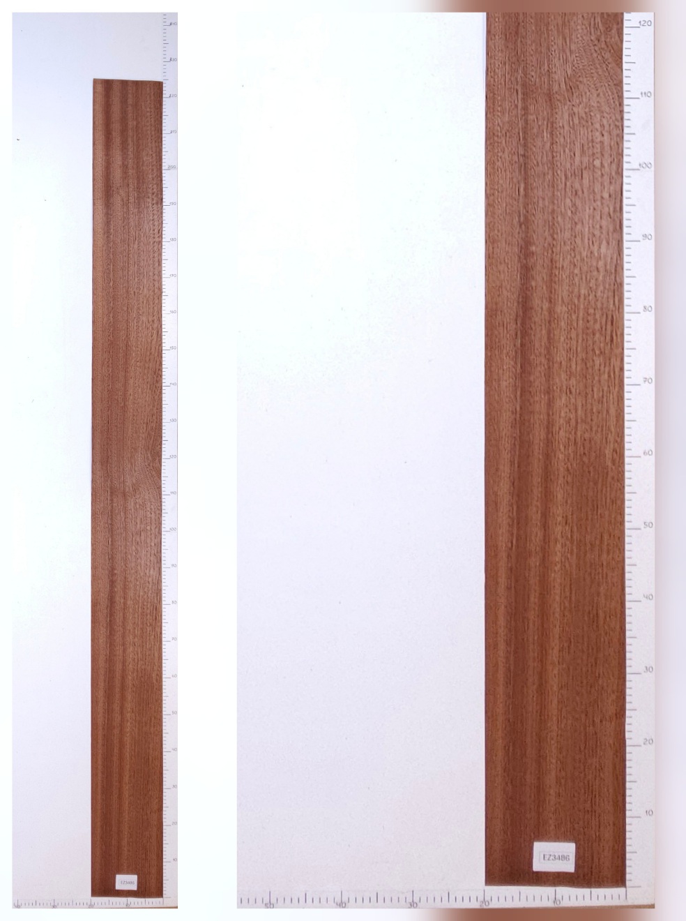 Шпон сапеле радиал лист 2,24х0.2 EZ3486