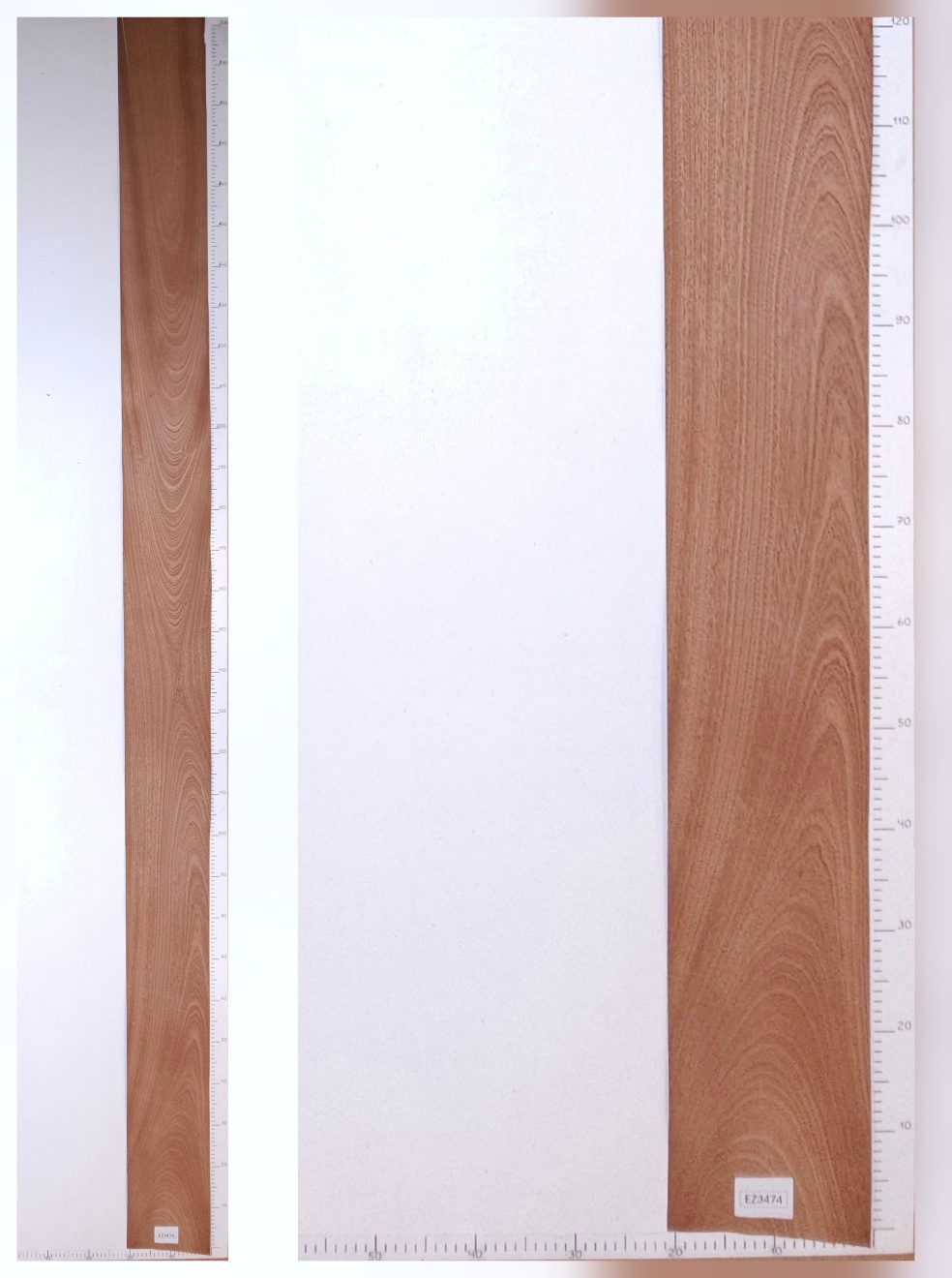 Шпон сапеле тангенс лист 2,45х0.21 EZ3474