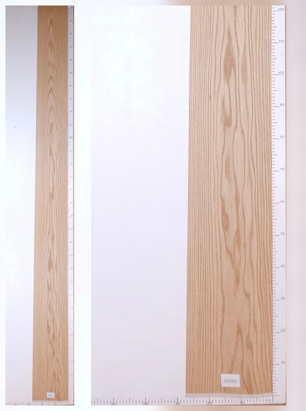 Шпон дуб американский тангенс лист 3,1х0.25 EZ3451