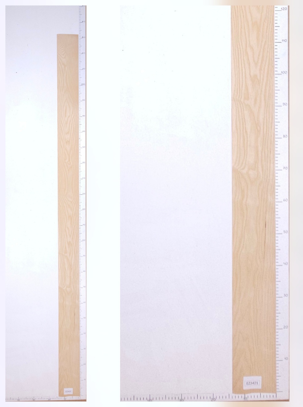 Шпон ясень белый лист 2.33х0.14 EZ3421