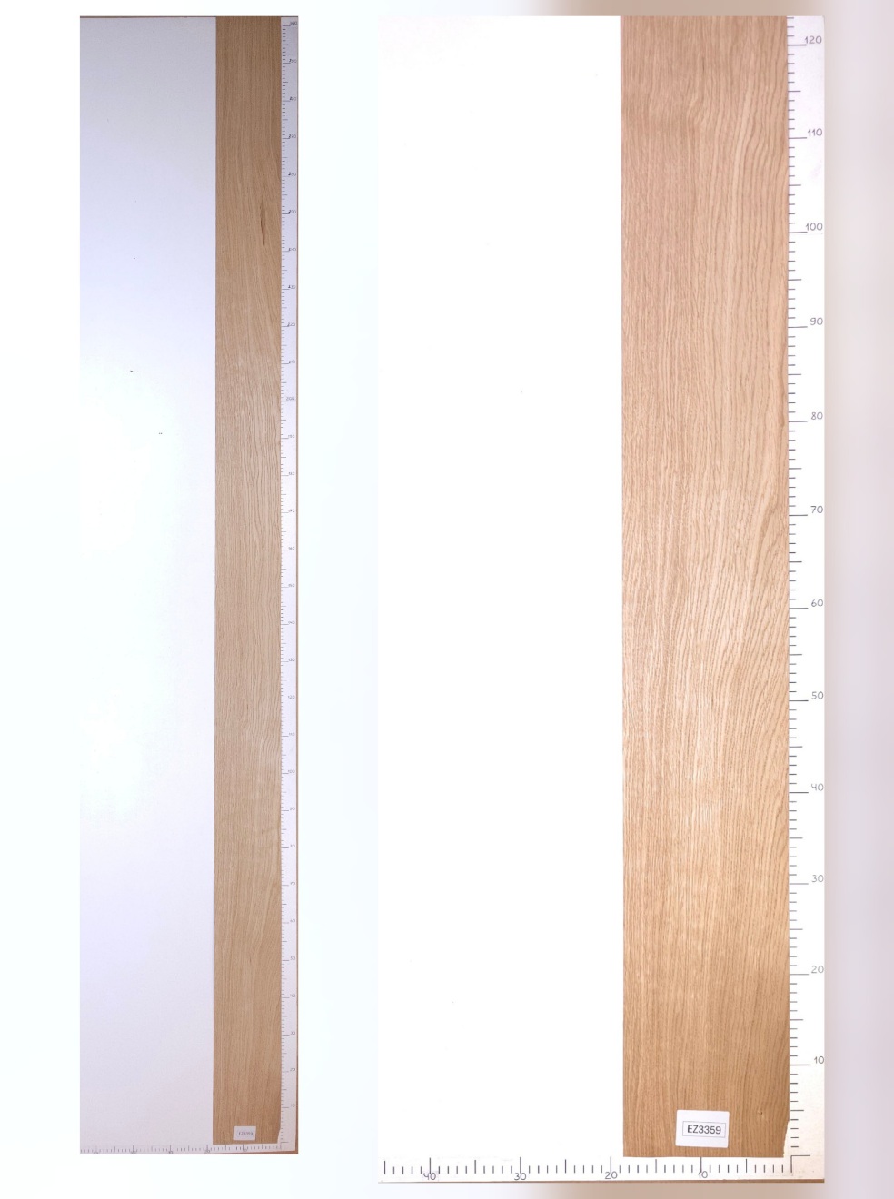 Шпон дуб радиал лист 3,04х0.18 EZ3359