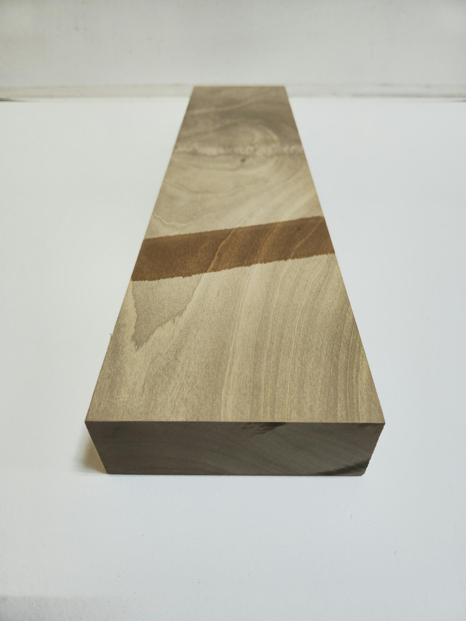 Заготовка столярная из древесины Анегри размеры 544*125*44мм NZ2221