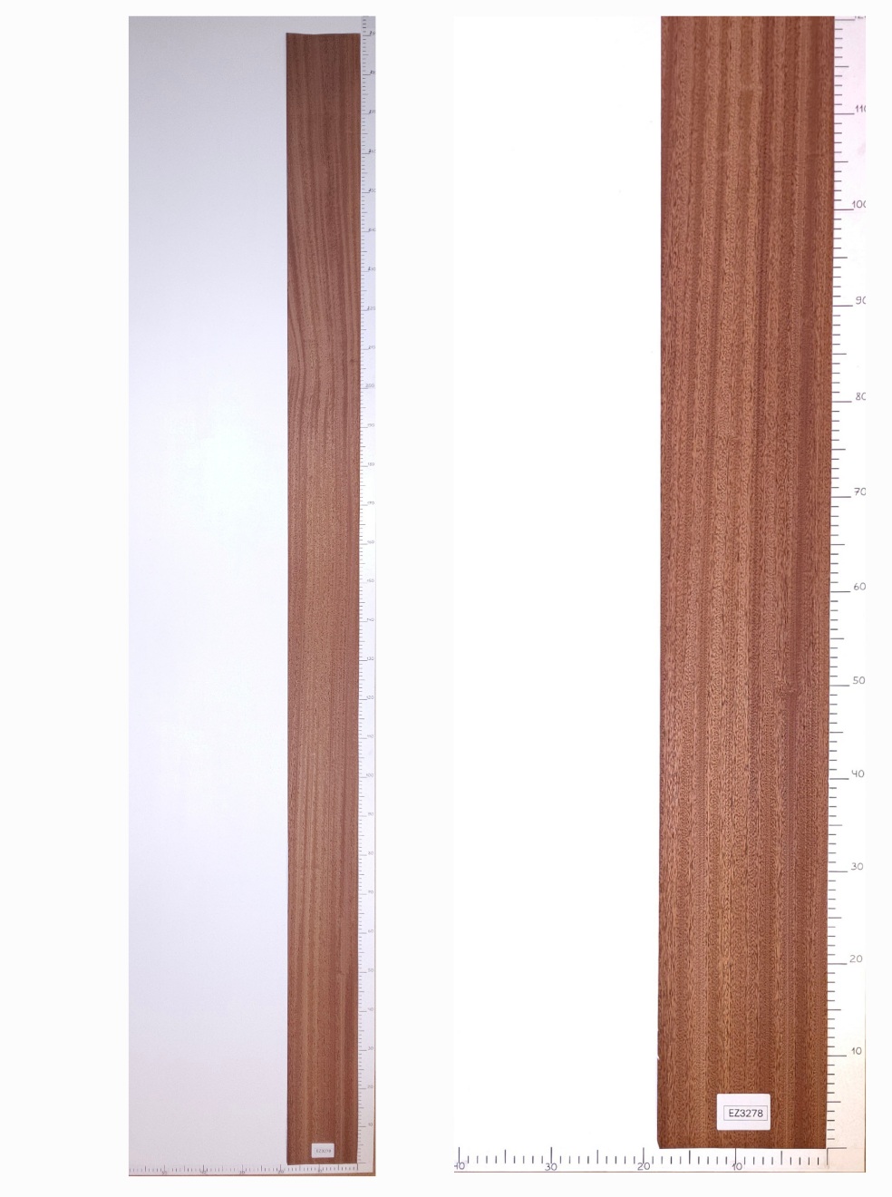 Шпон сапеле радиал лист 2,9х0.19 EZ3278