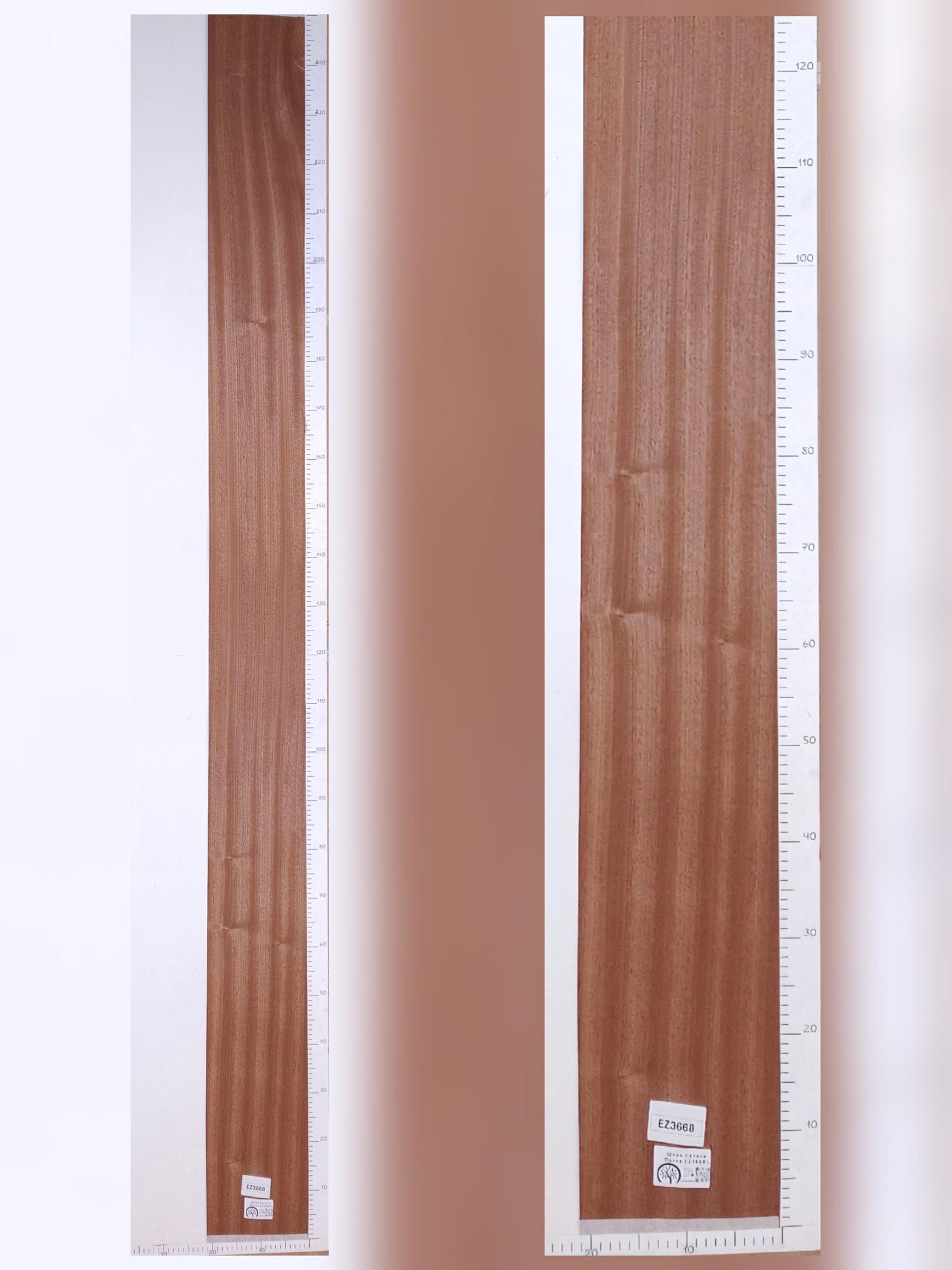 Шпон Сапеле радиал лист 2,5х0,2м EZ3668