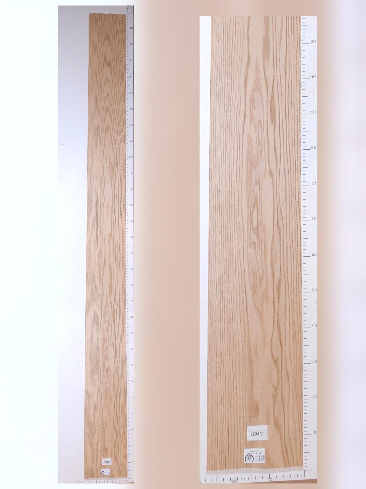 Шпон Дуб Американский лист 3,1х0,24м EZ3451