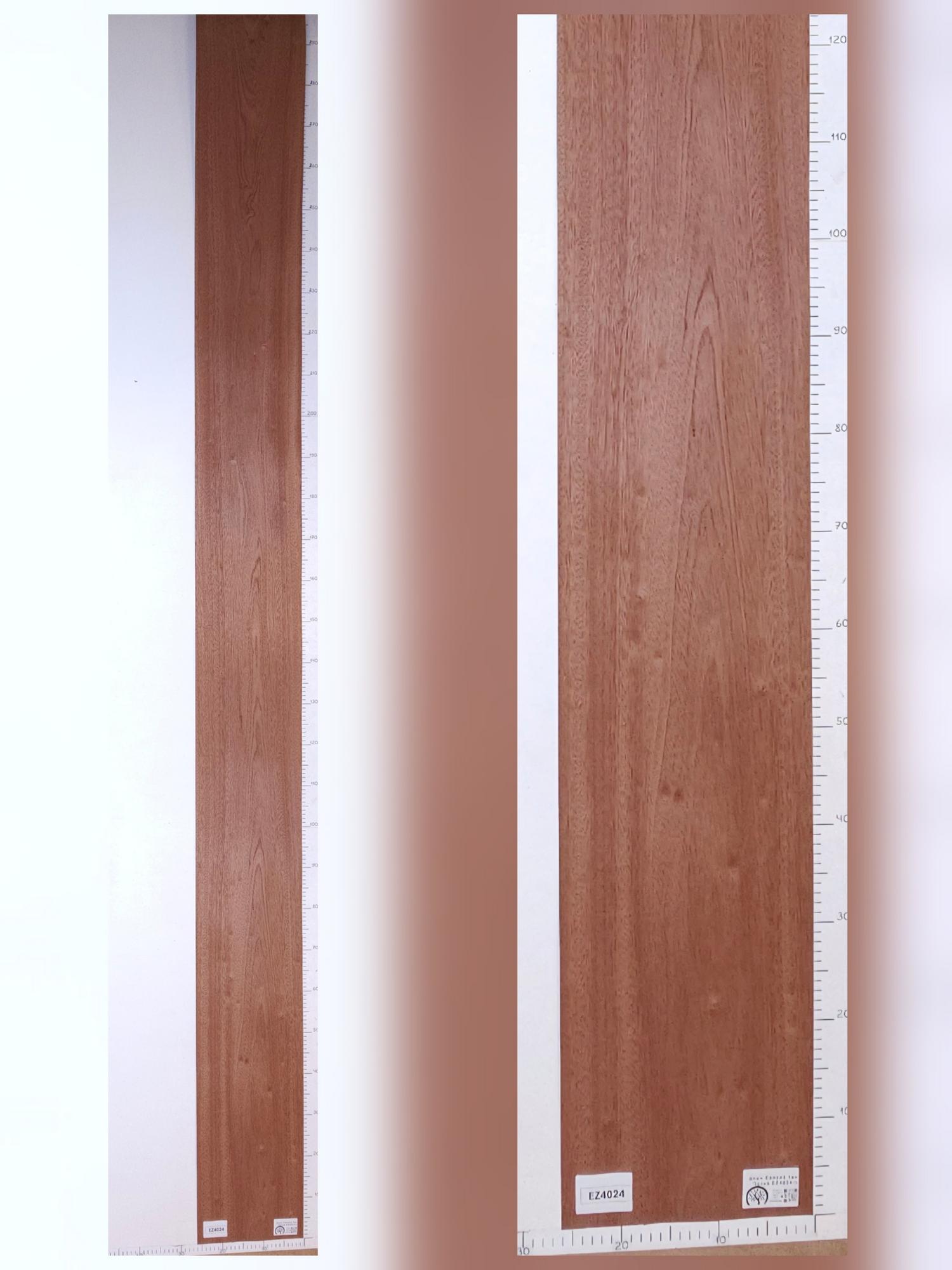 Шпон Сапеле тангенс лист 3,3х0,26м EZ4024