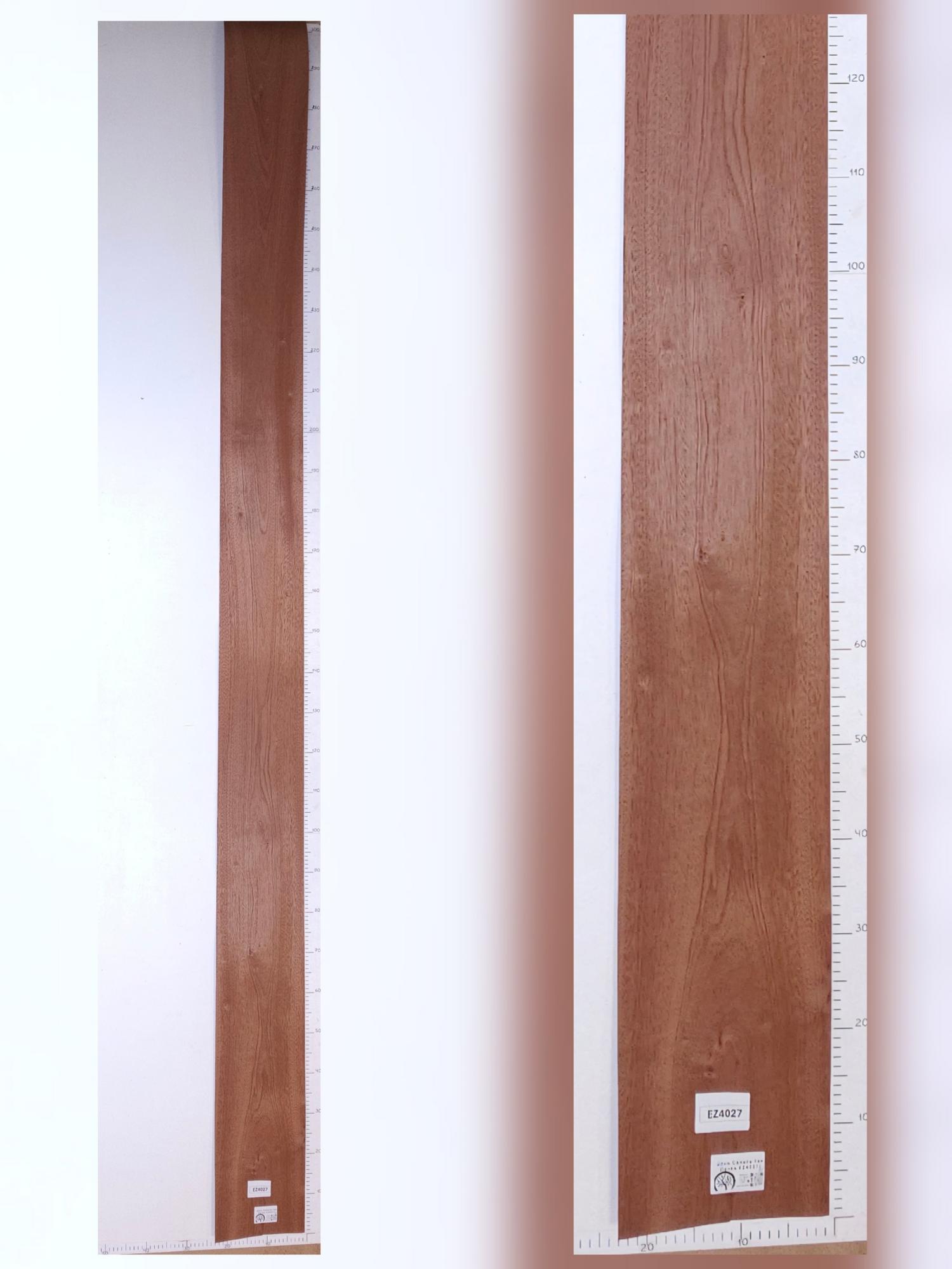 Шпон Сапеле тангенс лист 3,3х0,21м EZ4027