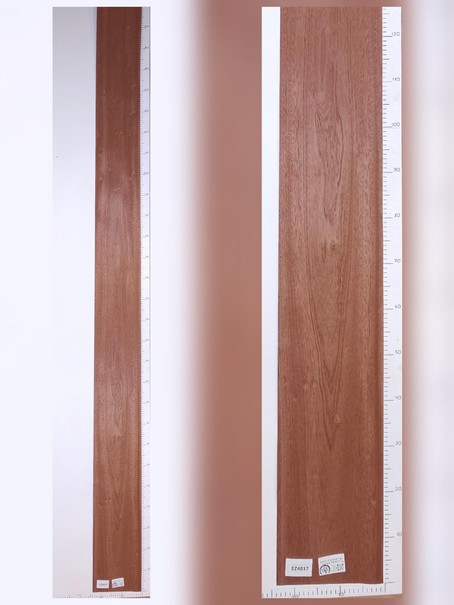 Шпон Сапеле тангенс лист 3,4х0,22м EZ4017