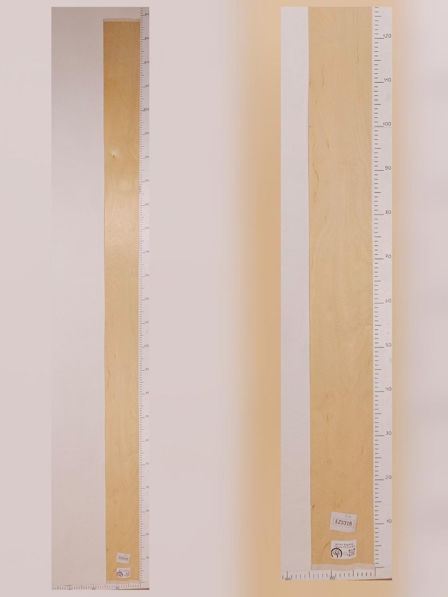 Шпон Берёза лист 2,35х0,14м EZ3318