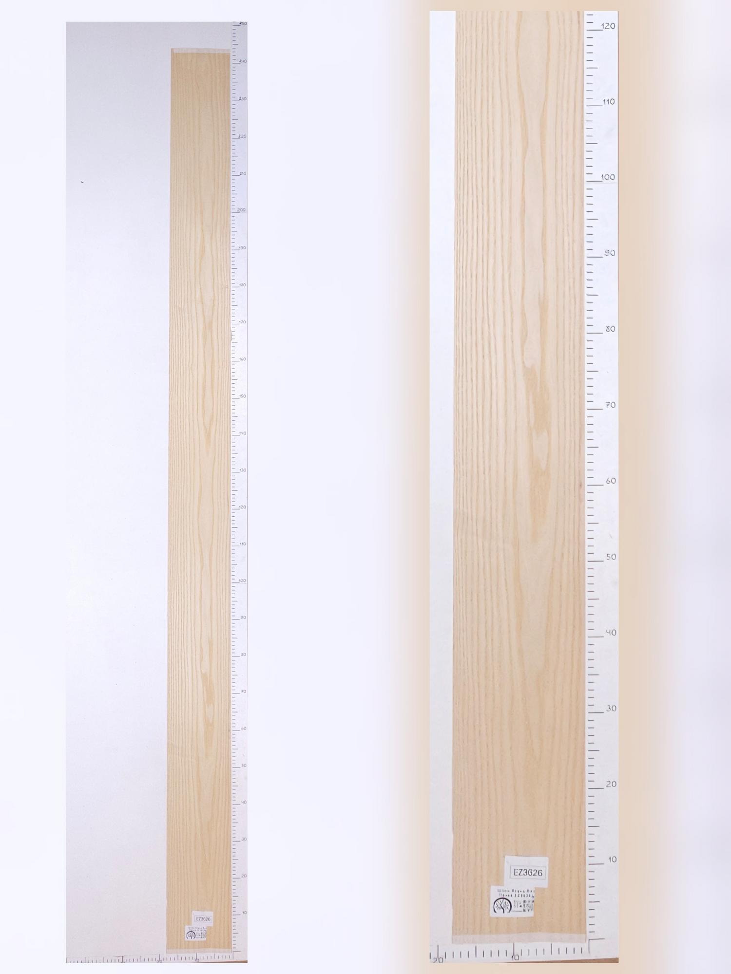 Шпон Ясень белый лист 2,43х0,17м EZ3626