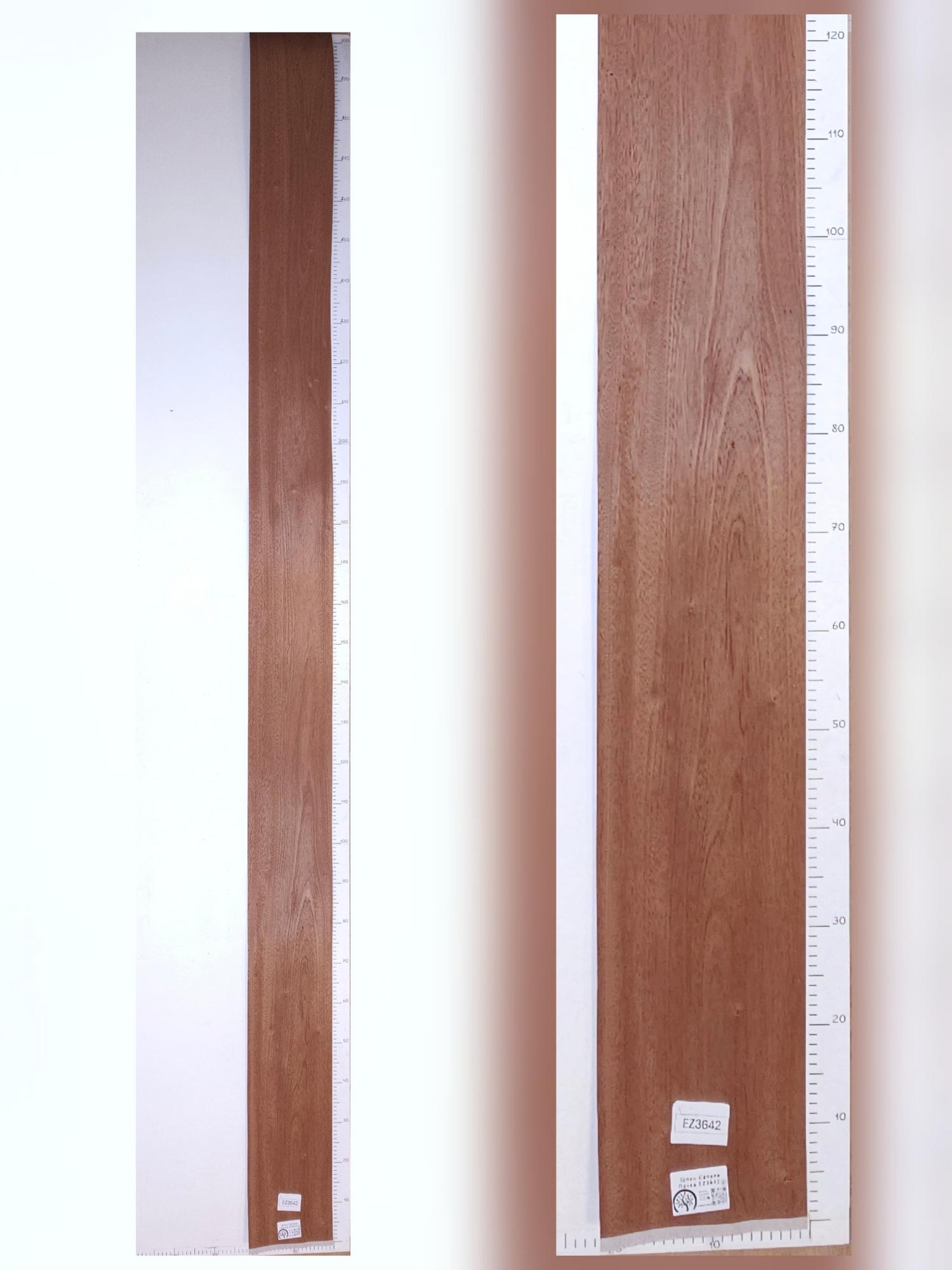 Шпон Сапеле тангенс лист 3,24х0,21м EZ3642