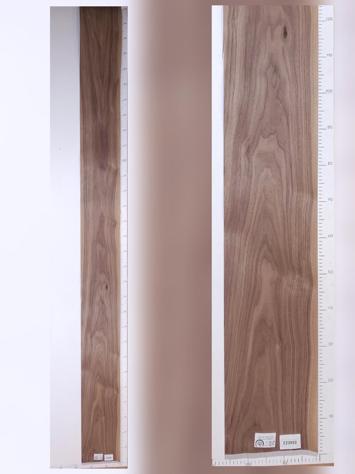 Шпон Орех Американский лист 3,85х0,26м EZ3892