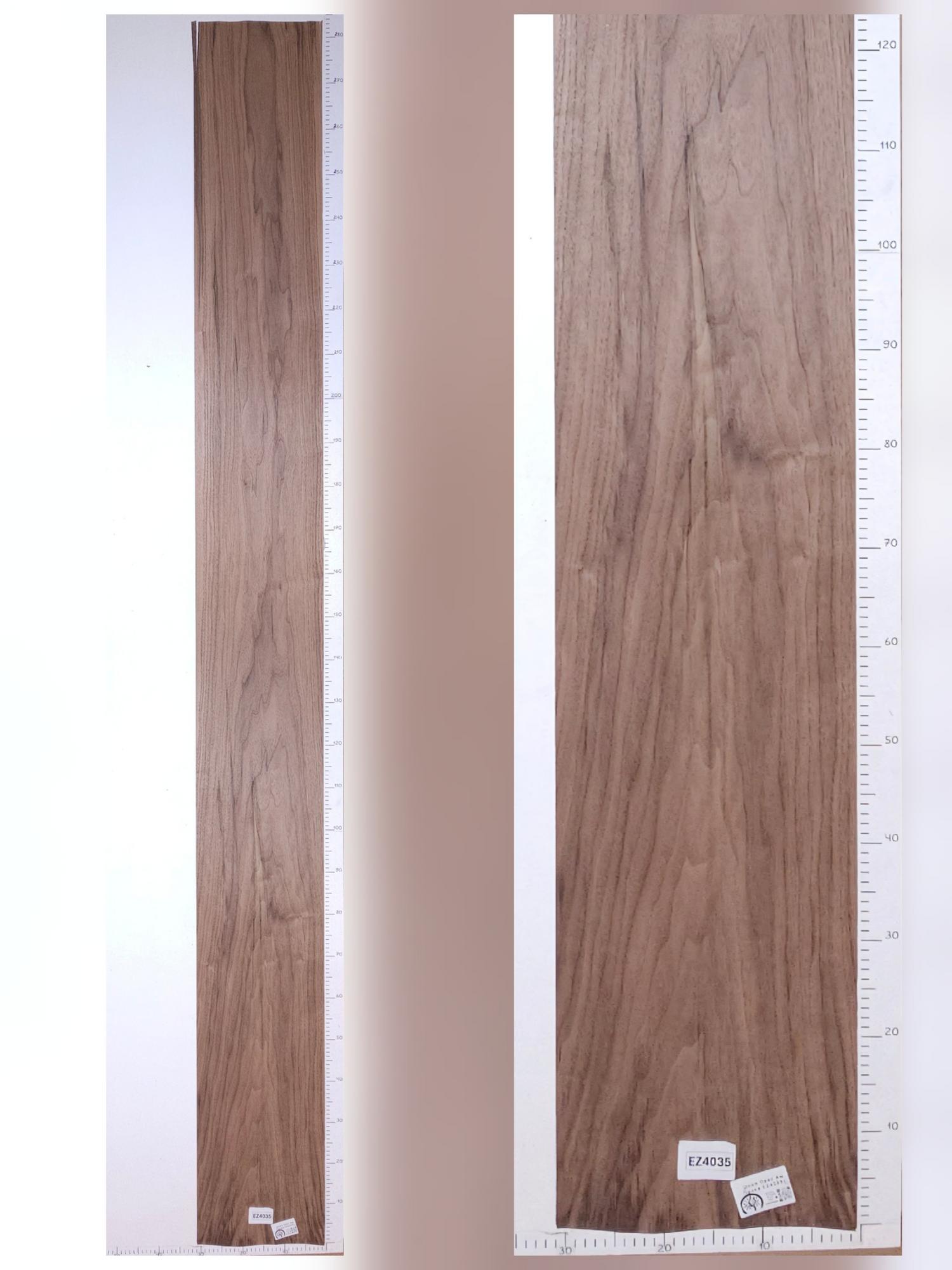 Шпон Орех Американский лист 2.85х0,3м EZ4035