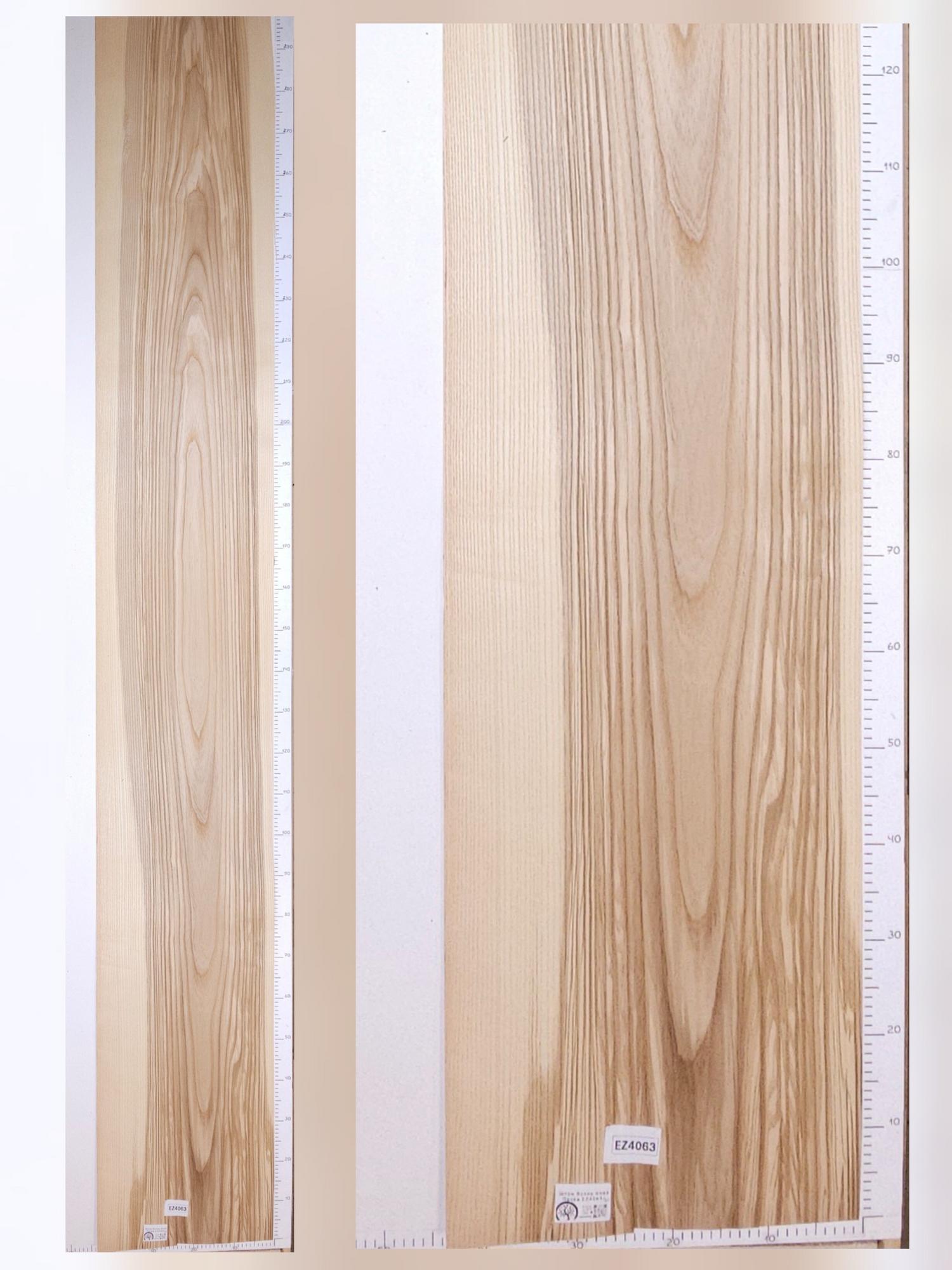 Шпон Ясень оливковый лист 2,98*0,44м EZ4063