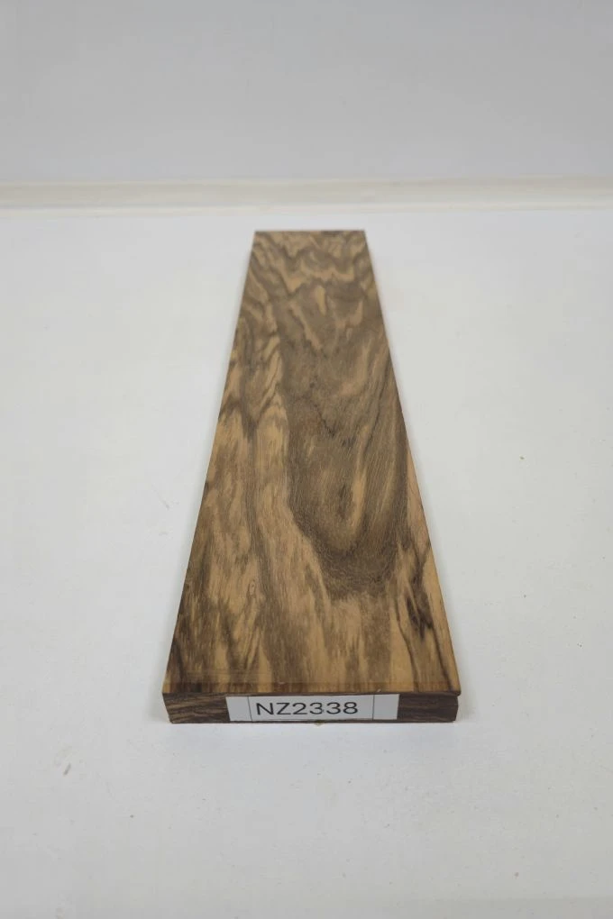 Заготовка столярная из древесины Зебрано  размеры 459*10*17    NZ2338