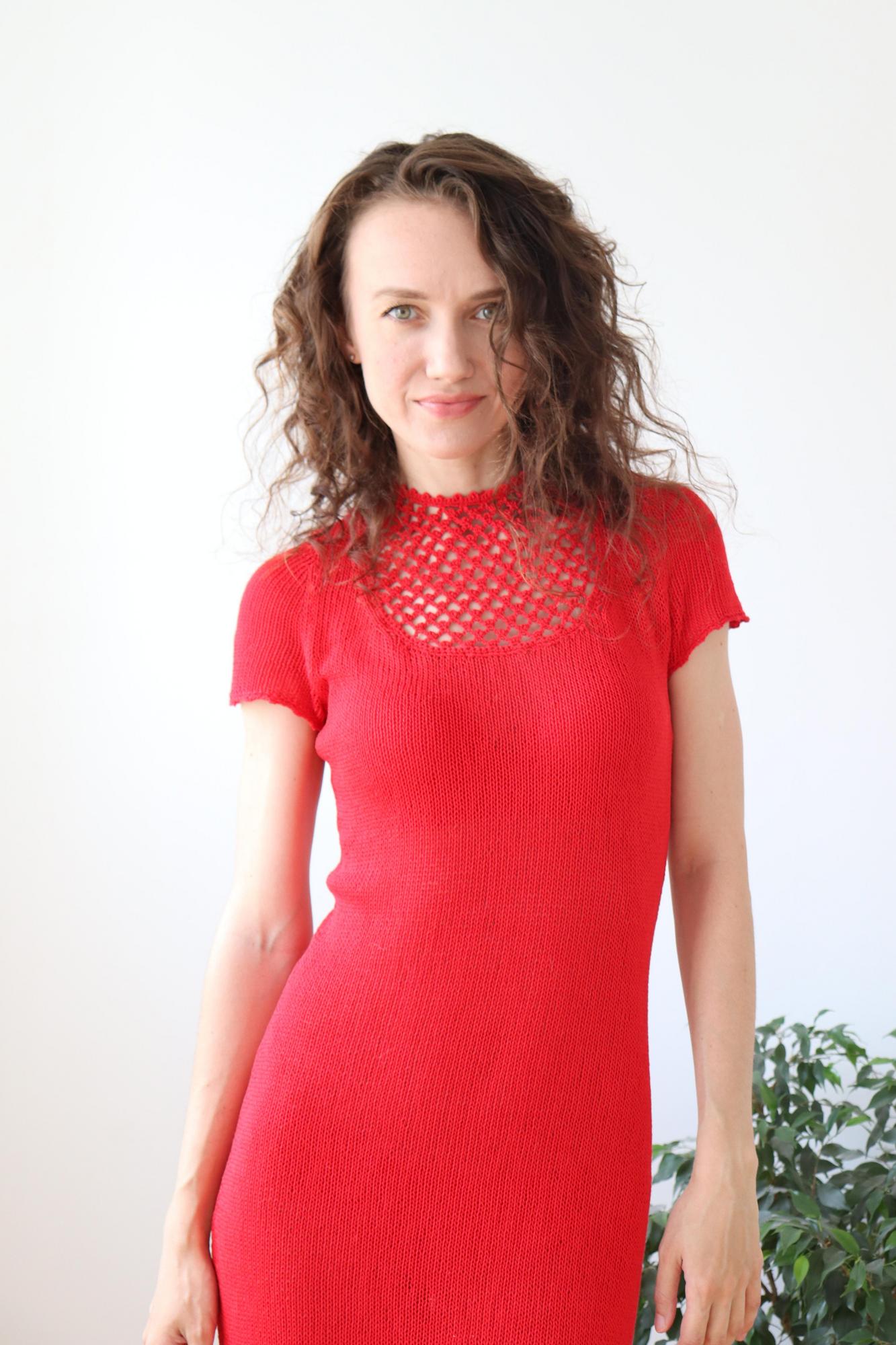 МК платье Red magic