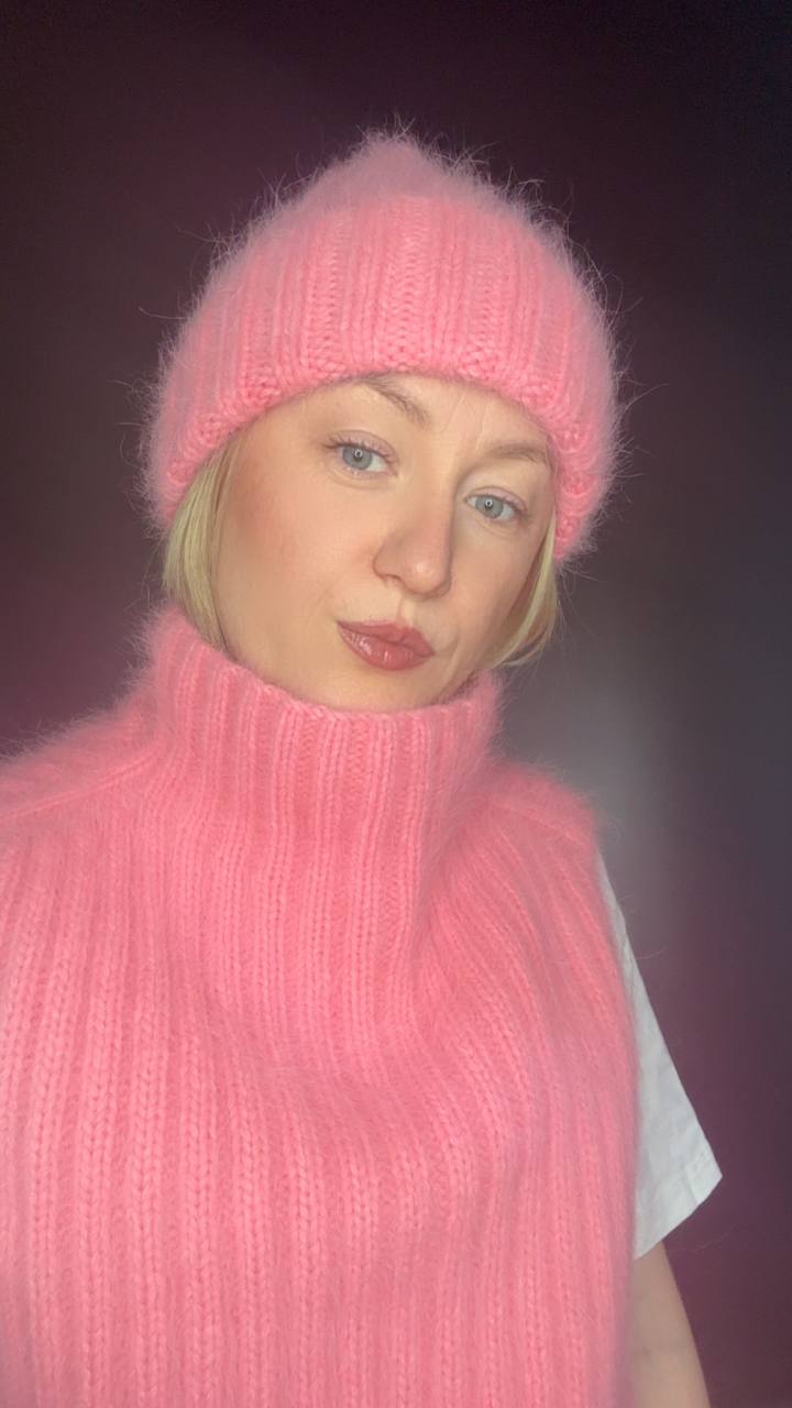 Комплект "WINTER": Шапочка + Манишка