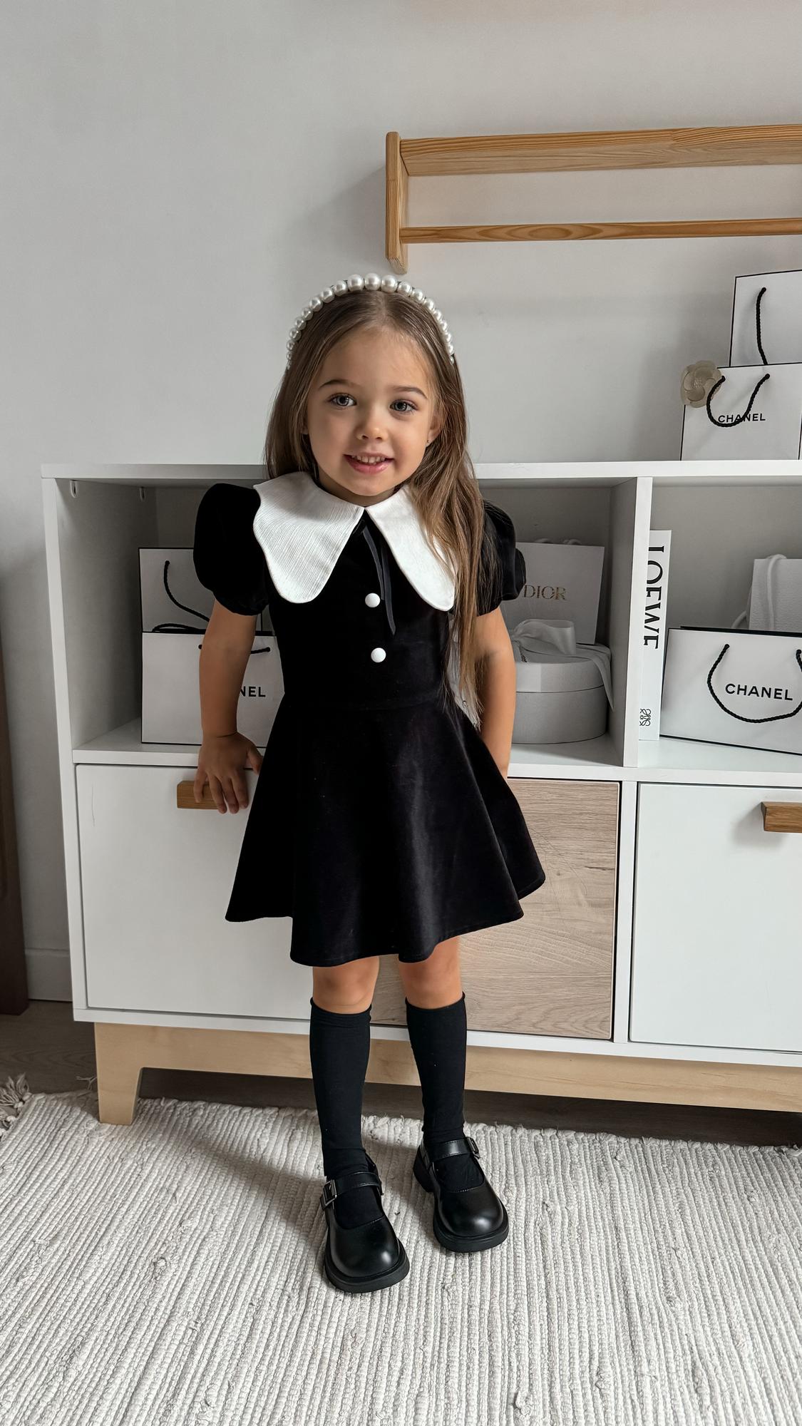 Бархатное платье