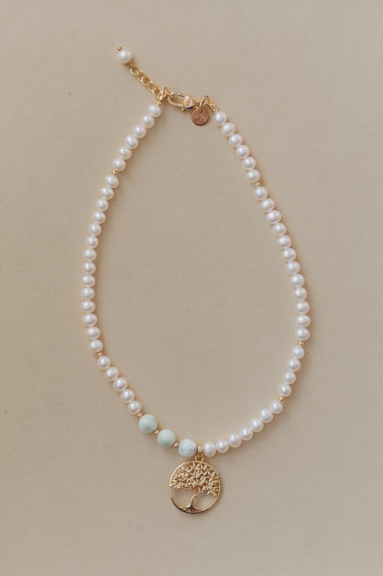 Жемчуг и ангелит