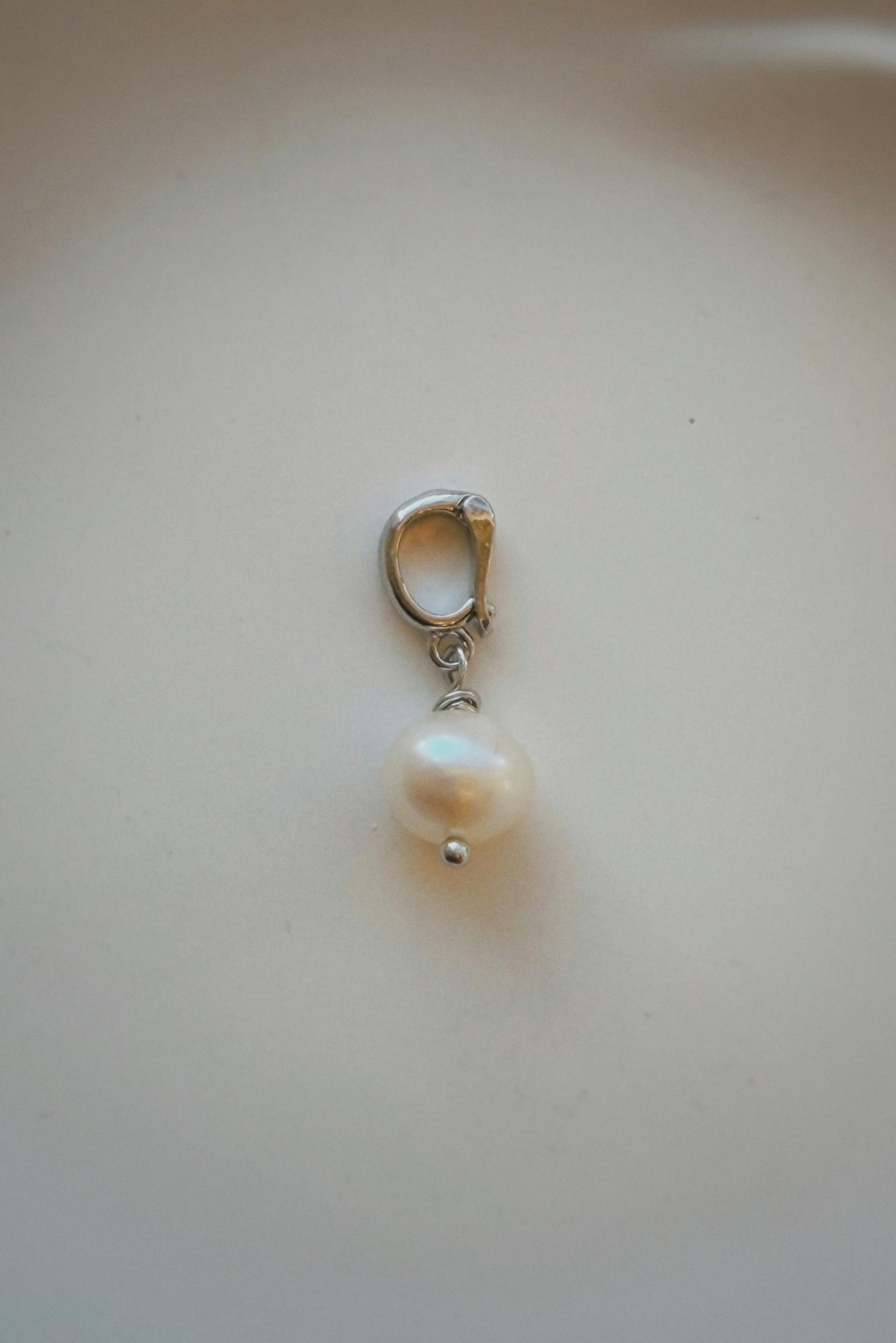 Жемчужный кулон, серебро