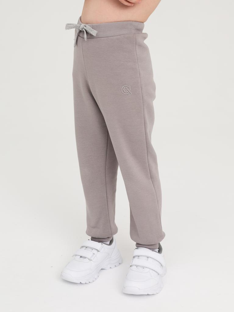 Джоггеры пепел утепленные с начесом