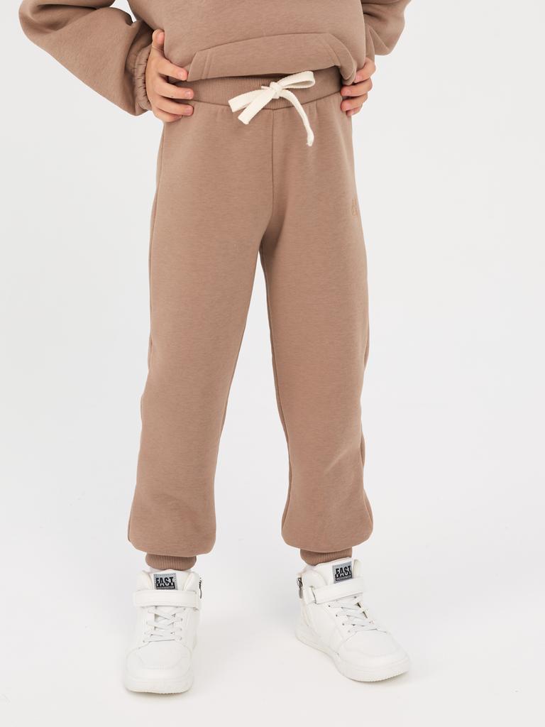 Джоггеры  бежевый  утепленные с начесом