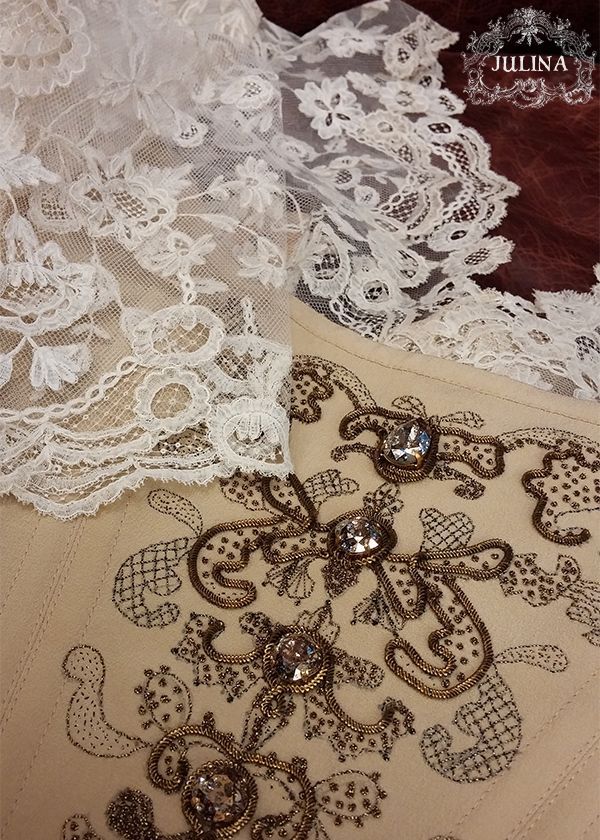 Antique queen corset