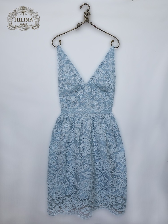 Платье с открытой спиной кружевне "Софи"