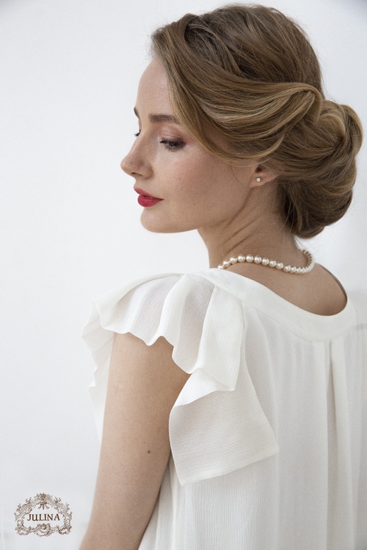 Платье "Завтрак у Тиффани" из натурального шелка