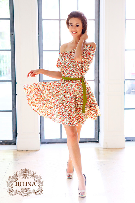 Платье "Дыхание Лета" хлопковое