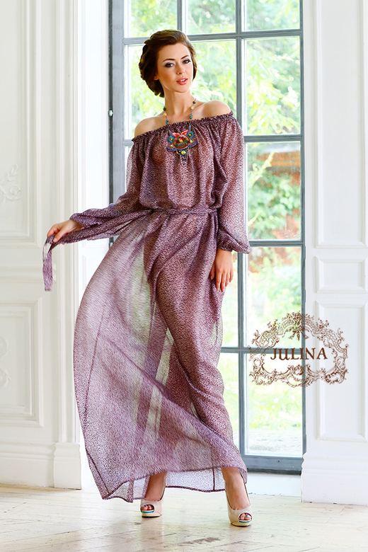 Платье "Вересковый Мед"