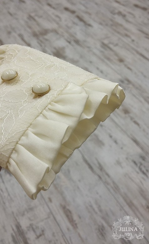 Блузка "Ванильное небо" шелковая