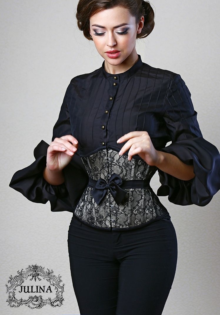 подгрудный вечерний корсет